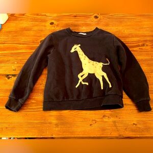 Girls giraffe sweatshirt